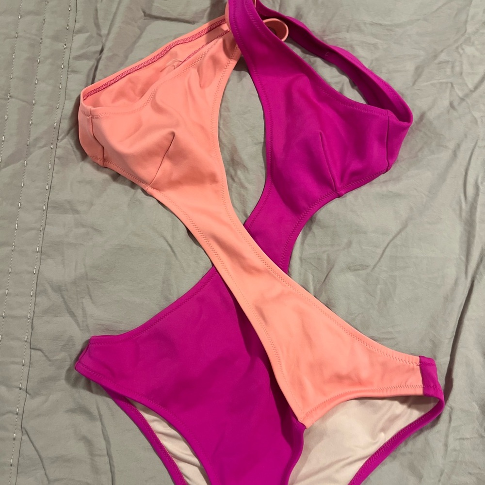 Victoria's Secret Pink and Peach Kids One Piece
